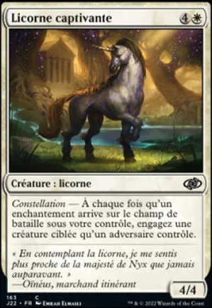 Licorne captivante