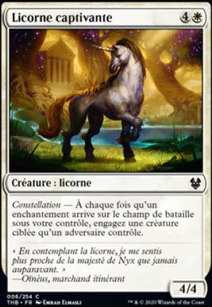 Licorne captivante