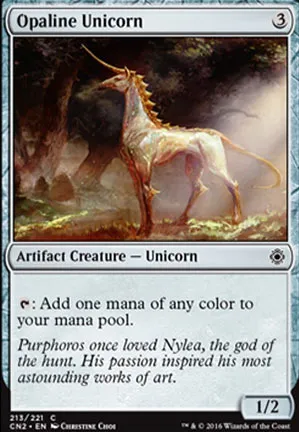 Licorne d'opaline