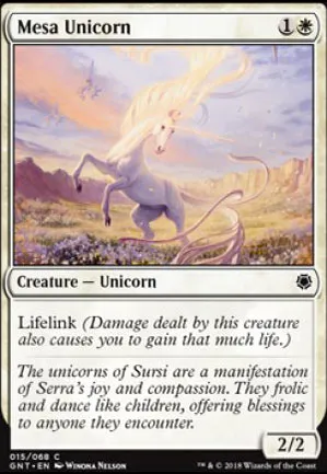 Licorne de mesa