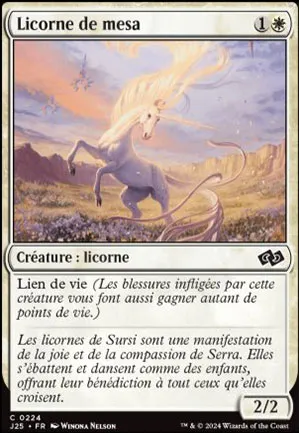 Licorne de mesa
