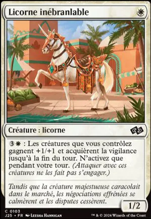 Licorne inébranlable