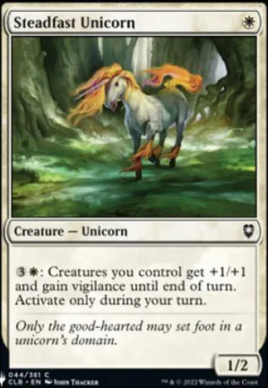 Licorne inébranlable