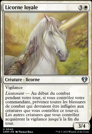Licorne loyale