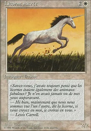 Licorne nacrée