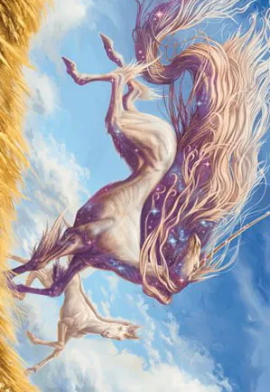 Licorne née de Nyx - Illustration