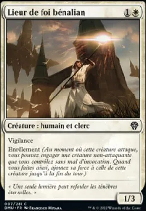 Lieur de foi bénalian