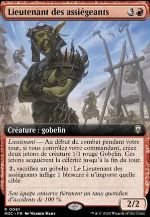 Lieutenant des assiégeants