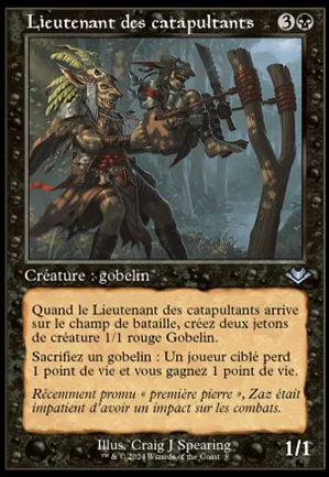 Lieutenant des catapultants