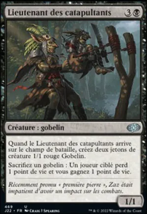 Lieutenant des catapultants