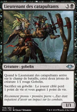 Lieutenant des catapultants