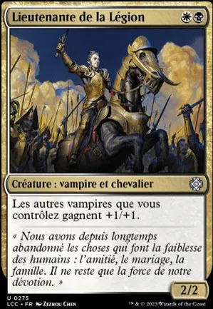 Lieutenante de la Légion
