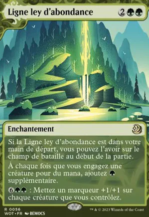 Ligne ley d'abondance