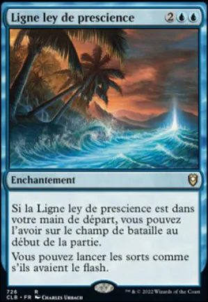 Ligne ley de prescience