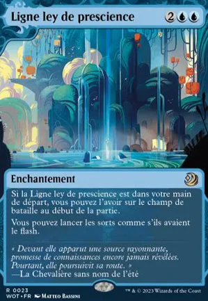 Ligne ley de prescience