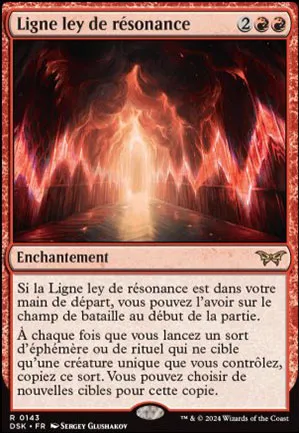 Ligne ley de résonance