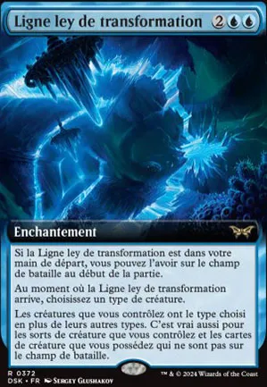 Ligne ley de transformation