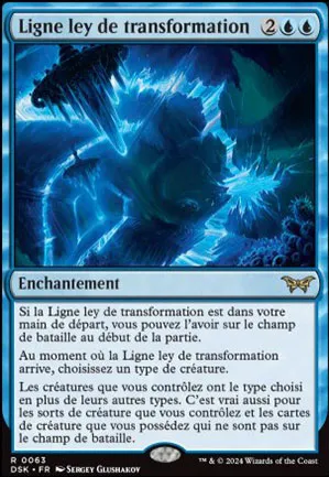 Ligne ley de transformation