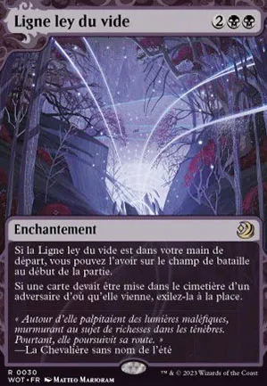 Ligne ley du vide