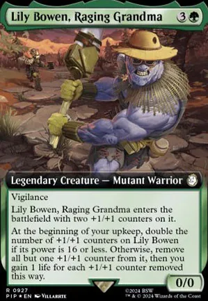 Lily Bowen, grand-mère enragée