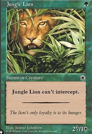 Lion des jungles