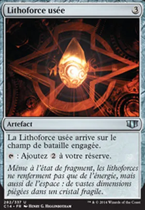 Lithoforce usée