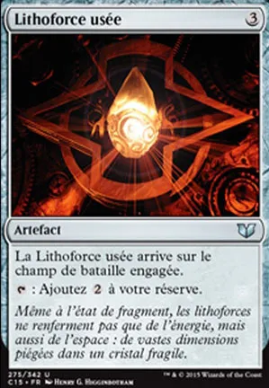 Lithoforce usée