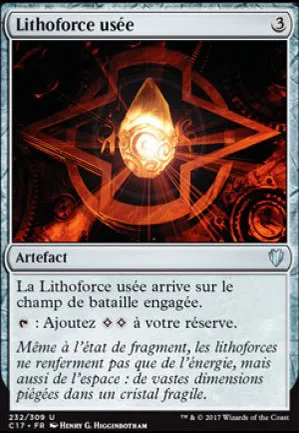 Lithoforce usée