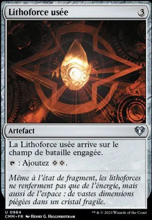 Lithoforce usée