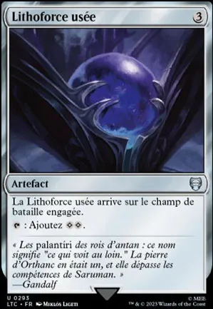 Lithoforce usée