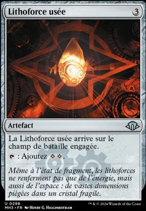 Lithoforce usée