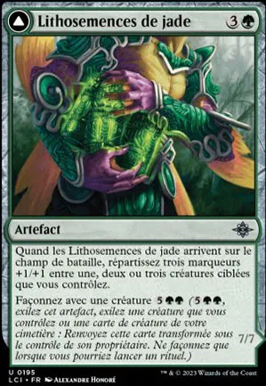 Lithosemences de jade // Serviteur cœur-de-jade