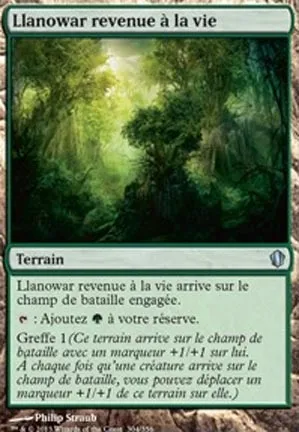 Llanowar revenue à la vie