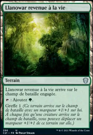 Llanowar revenue à la vie