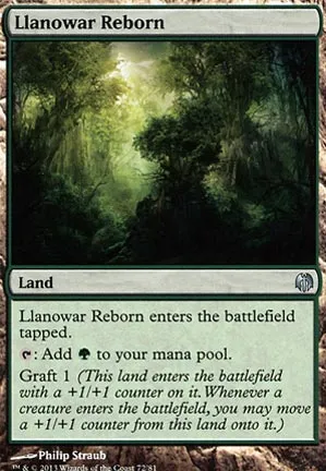 Llanowar revenue à la vie