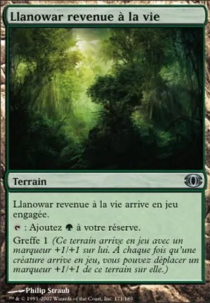 Llanowar revenue à la vie