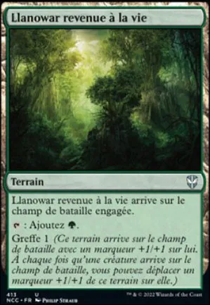 Llanowar revenue à la vie