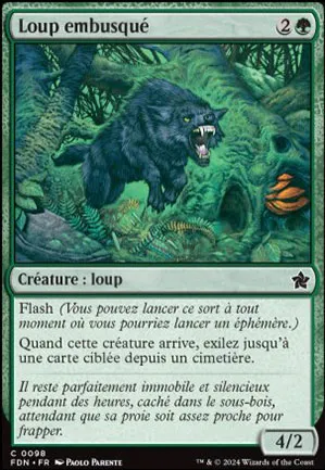 Loup embusqué