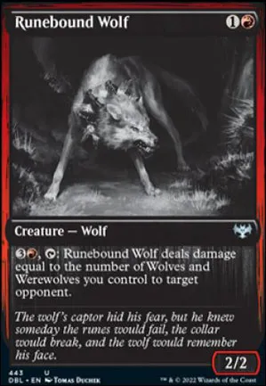 Loup entraverune
