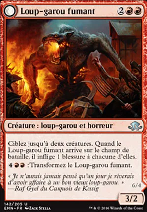 Loup-garou fumant // Loup de l'effroi en éruption