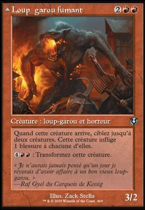 Loup-garou fumant // Loup de l'effroi en éruption
