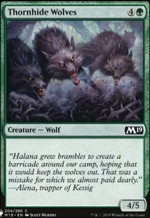 Loups au pelage épineux