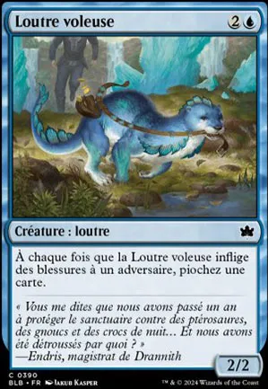 Loutre voleuse