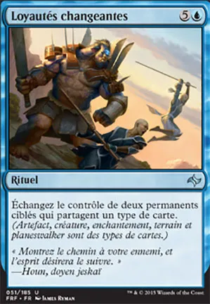 Loyautés changeantes