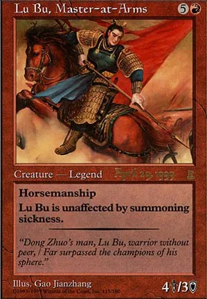 Lu Bu, Master-at-Arms