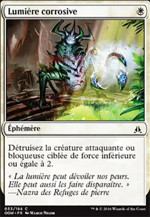 Lumière corrosive