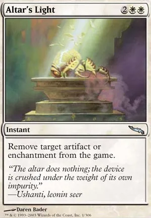 Lumière de l'autel