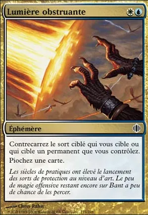 Lumière obstruante