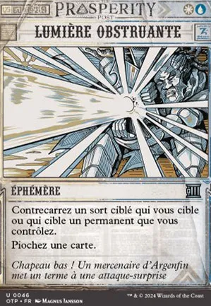 Lumière obstruante
