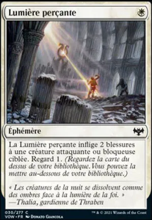 Lumière perçante